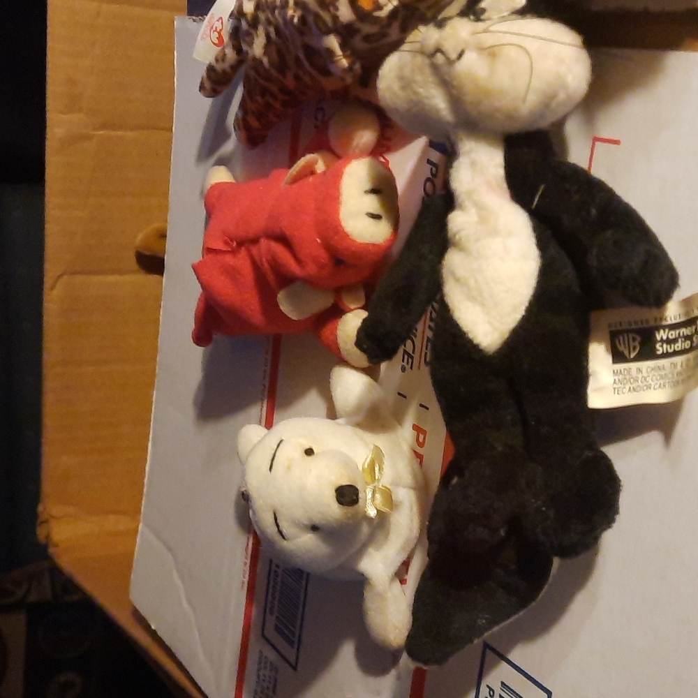 ASSORTMENT OF  TINY TY & WARNER BROTHERS STUFFED CHARACTERS - Picture 4 of 6